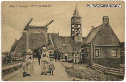 ansichtkaart: Hindeloopen, Oen 't kuierjen