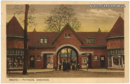ansichtkaart: Enschede, Ingang - Pathmos