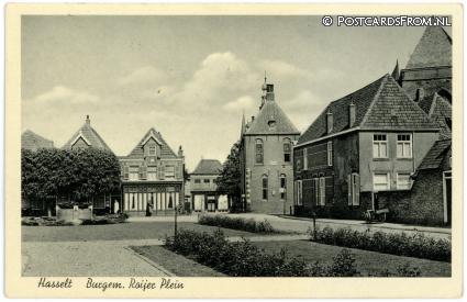 Hasselt, Burgem. Roijer Plein ansichtkaart: Hasselt, Burgem. Roijer Plein