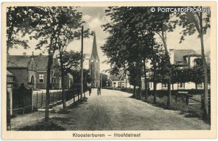 ansichtkaart: Kloosterburen, Hoofdstraat