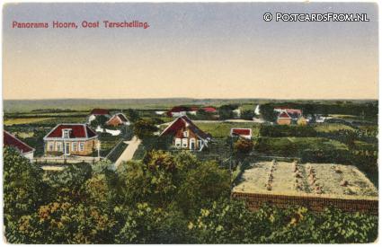 Terschelling Hoorn, Panorama ansichtkaart: Terschelling Hoorn, Panorama