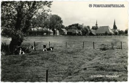 Oldemarkt, Dorpsgezicht ansichtkaart: Oldemarkt, Dorpsgezicht