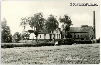 ansichtkaart: Zwartemeer, Turfstrooiselfabriek