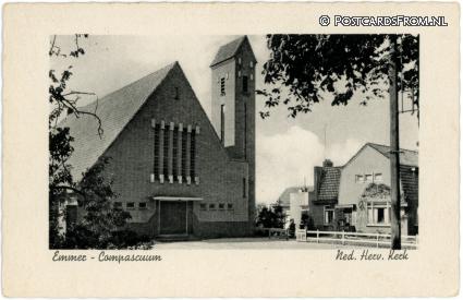 ansichtkaart: Emmer-Compascuum, Ned. Herv. Kerk