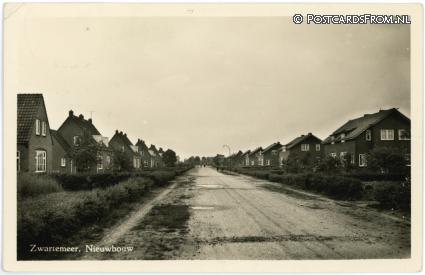 ansichtkaart: Zwartemeer, Nieuwbouw