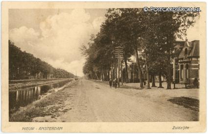 ansichtkaart: Nieuw-Amsterdam, Zuidzijde