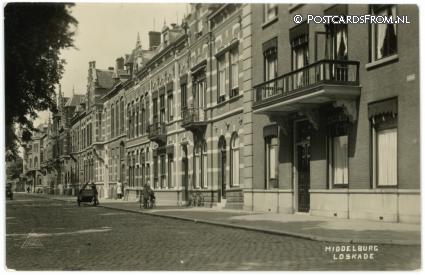 ansichtkaart: Middelburg, Loskade