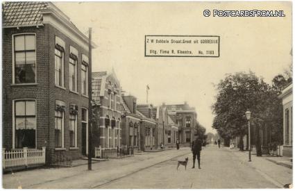 ansichtkaart: Gorredijk, Z.W. Dubbele Straat