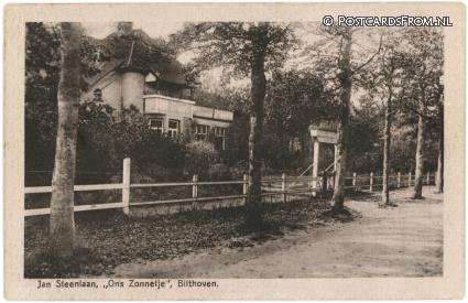 ansichtkaart: Bilthoven, Jan Steenlaan, 'Ons Zonnetje'