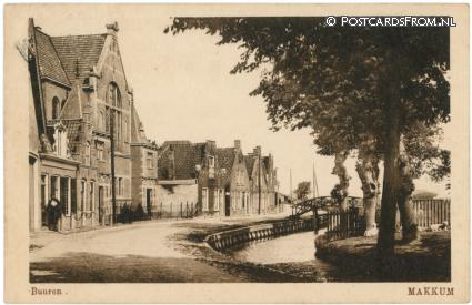 ansichtkaart: Makkum FR, Buuren