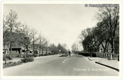 ansichtkaart: Sint Annaparochie, Oosterweg