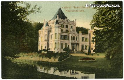 Neerlangbroek, Kasteel 'Sandenburgh' ansichtkaart: Neerlangbroek, Kasteel 'Sandenburgh'