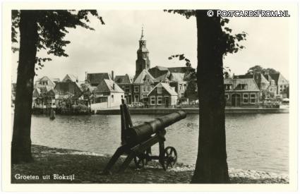 ansichtkaart: Blokzijl, Groeten uit