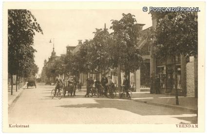 Veendam, Kerkstraat ansichtkaart: Veendam, Kerkstraat