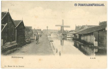 Amsterdam, Middenweg ansichtkaart: Amsterdam, Middenweg