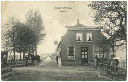 ansichtkaart: Moerkapelle, Moercapelle. Kruispunt