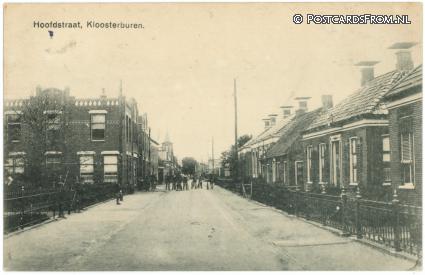 ansichtkaart: Kloosterburen, Hoofdstraat