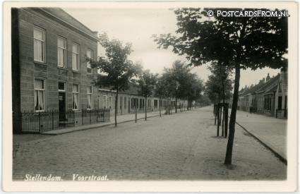 Stellendam, Voorstraat ansichtkaart: Stellendam, Voorstraat