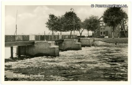 ansichtkaart: Hardenberg, De Stuw bij Hardenberg