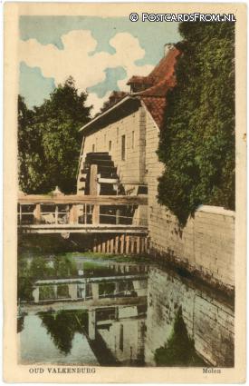 ansichtkaart: Valkenburg LB, Oud Valkenburg. Molen