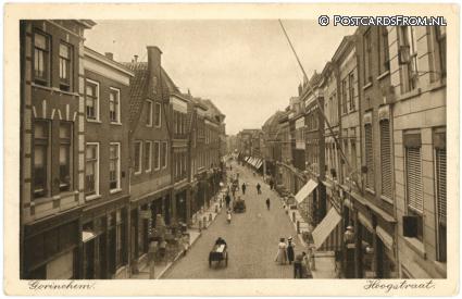ansichtkaart: Gorinchem, Hoogstraat