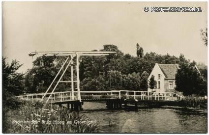 ansichtkaart: Baambrugge, Brug Hoog en Groenland