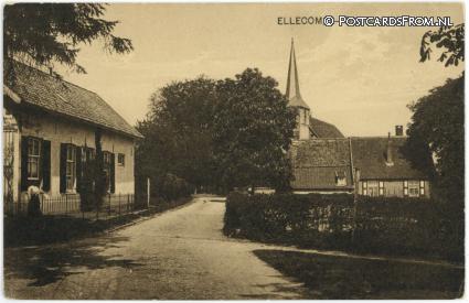 ansichtkaart: Ellecom, Dorpsgezicht