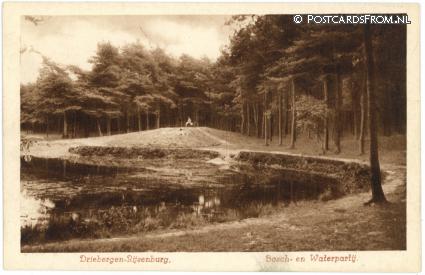 Driebergen-Rijsenburg, Rijsenburg. Bosch- en Waterpartij ansichtkaart: Driebergen-Rijsenburg, Rijsenburg. Bosch- en Waterpartij