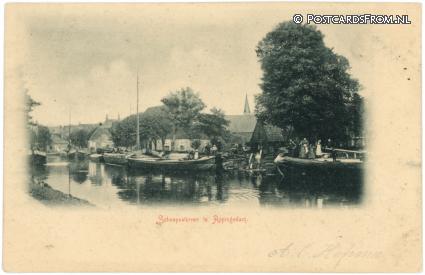 ansichtkaart: Appingedam, Scheepswerven