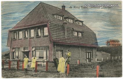 De Koog, Pension 'Zeerust' ansichtkaart: De Koog, Pension 'Zeerust'
