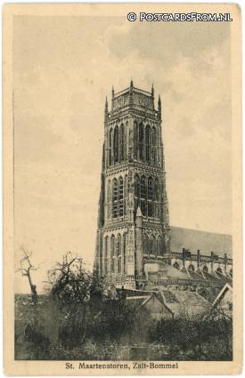 ansichtkaart: Zaltbommel, St. Maartenstoren