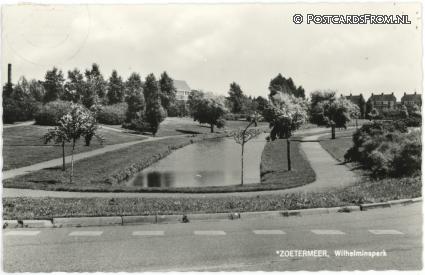 ansichtkaart: Zoetermeer, Wilhelminapark