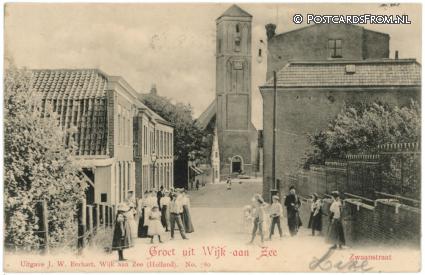 ansichtkaart: Wijk aan Zee, Zwaanstraat