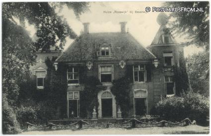 ansichtkaart: Beverwijk, Huize 'Rooswijk'