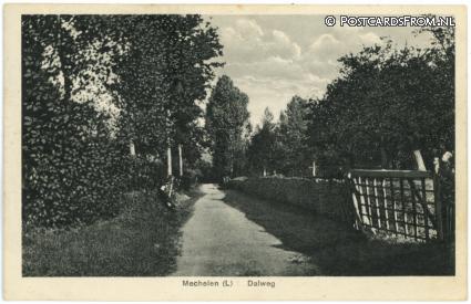 ansichtkaart: Mechelen, Dalweg