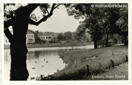 ansichtkaart: Zutphen, Grote Gracht