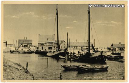 Goudswaard, Haven Nieuwendijk ansichtkaart: Goudswaard, Haven Nieuwendijk