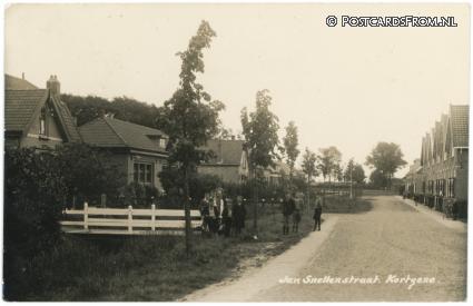 Kortgene, Jan Snellenstraat ansichtkaart: Kortgene, Jan Snellenstraat