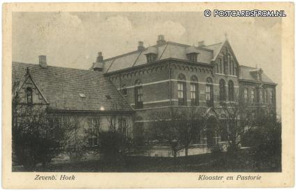 ansichtkaart: Zevenbergschen Hoek, Klooster en Pastorie