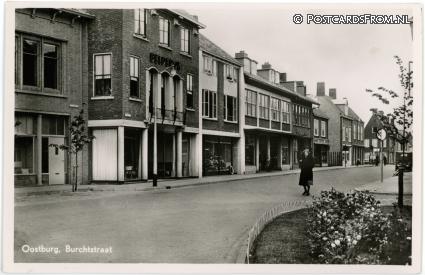 ansichtkaart: Oostburg, Burchtstraat