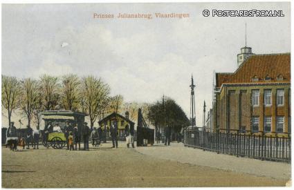 ansichtkaart: Vlaardingen, Prinses Julianabrug