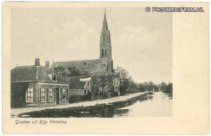 ansichtkaart: Rijpwetering, Groeten uit