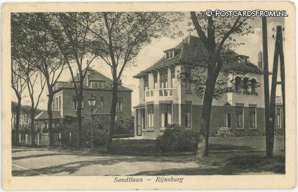 ansichtkaart: Rijnsburg, Sandtlaan