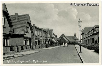 ansichtkaart: Rijnsburg, Burgemeester Meyboomstraat