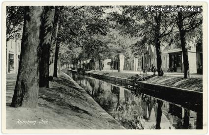 ansichtkaart: Rijnsburg, Vliet