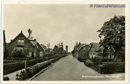 ansichtkaart: Roelofarendsveen, Noordeinde