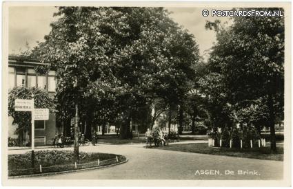 ansichtkaart: Assen, De Brink