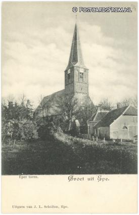 ansichtkaart: Epe, Eper toren
