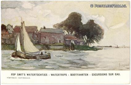 --, Fop Smit's Watertochtjes ansichtkaart: --, Fop Smit's Watertochtjes