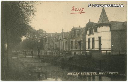 ansichtkaart: Middenbeemster, Middenweg